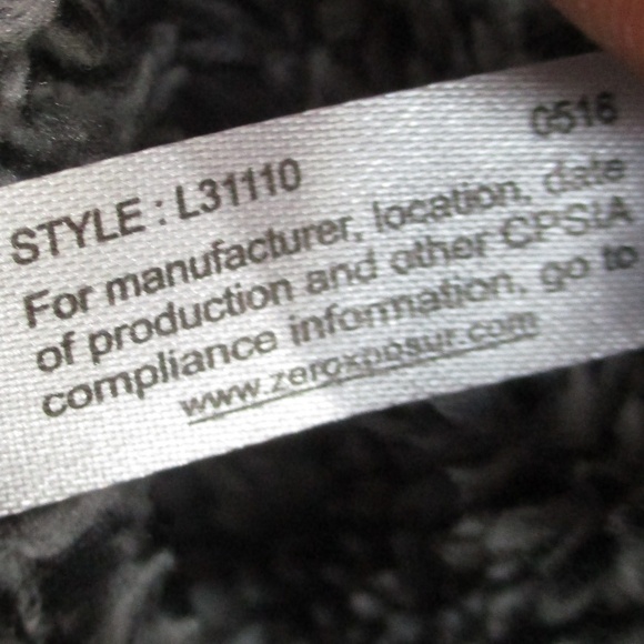 ZeroXposur Jacket Girls XL Heather Gray Fleece Midweight Hooded Winter Coat‎ NWT - Picture 13 of 13